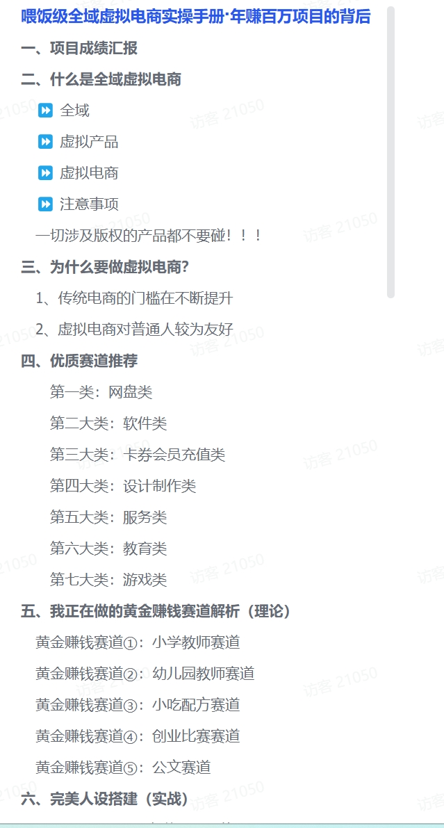 图片[1]-【2024.11.20】如何通过虚拟电商实现年入百万？(实操案例)-网创之家
