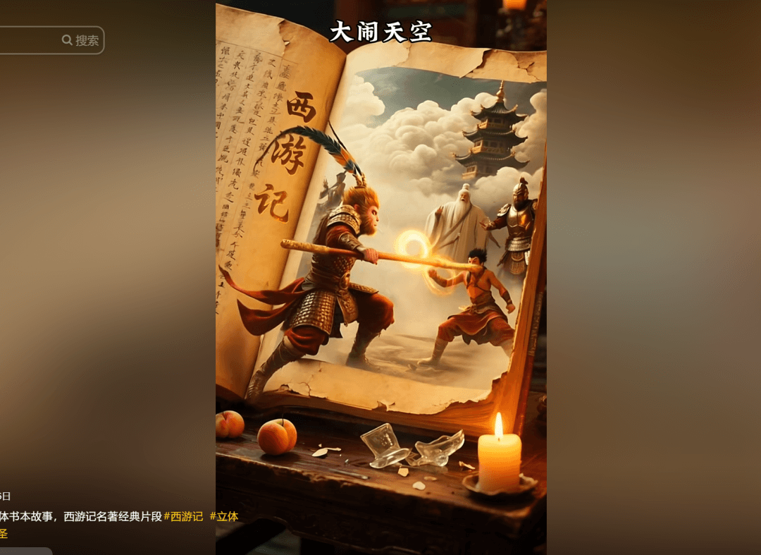 最近爆火的书本人物裸眼3D视频，保姆级教程-网创之家