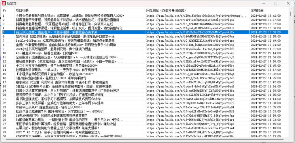 图片[1]-【2024.12.30】反韭菜 v1.0 割韭菜网创项目合集-网创之家