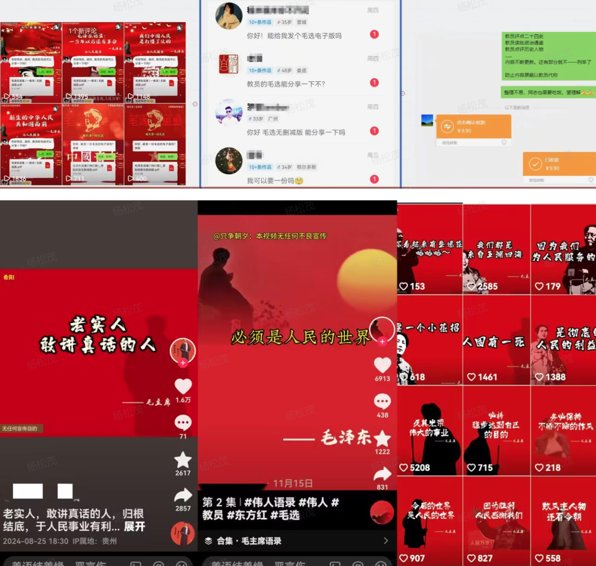 图片[1]-【2025.2.6】抖音蓝海小赛道私域变现项目，卖毛选资料，单价9.9/单天变现100+-网创之家