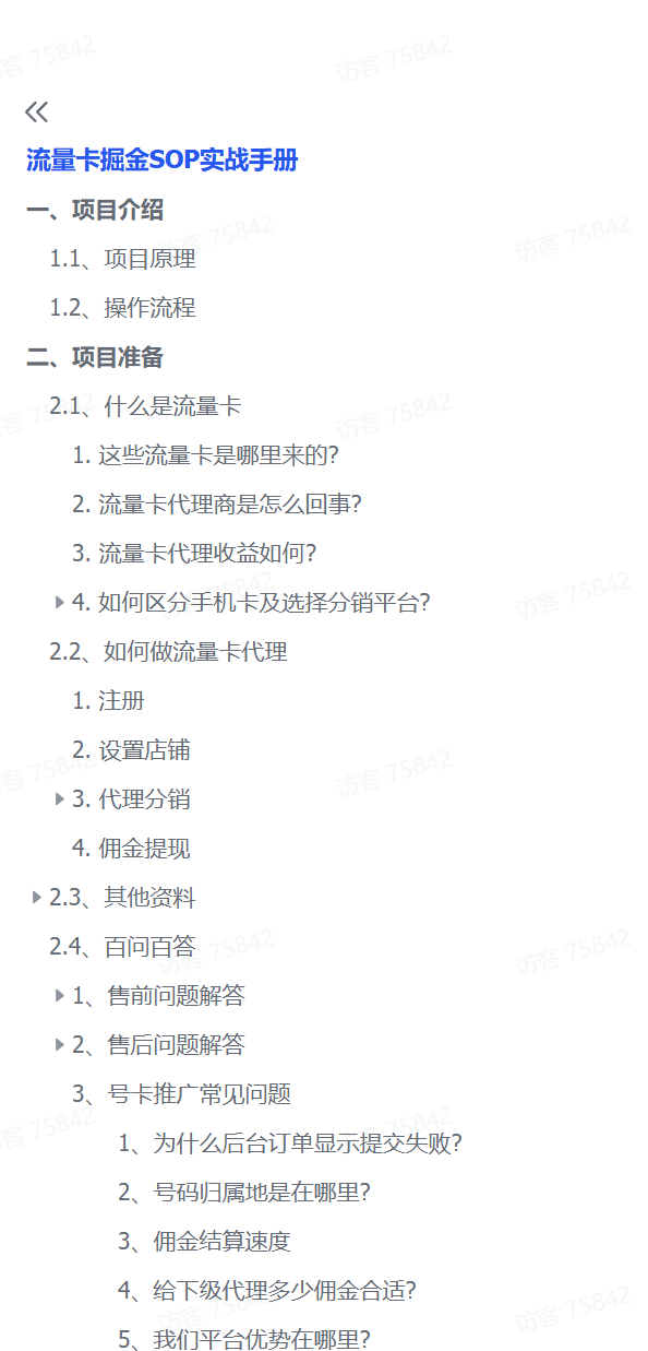 图片[2]-【精选】流量卡掘金SOP小白实操落地教程-网创之家