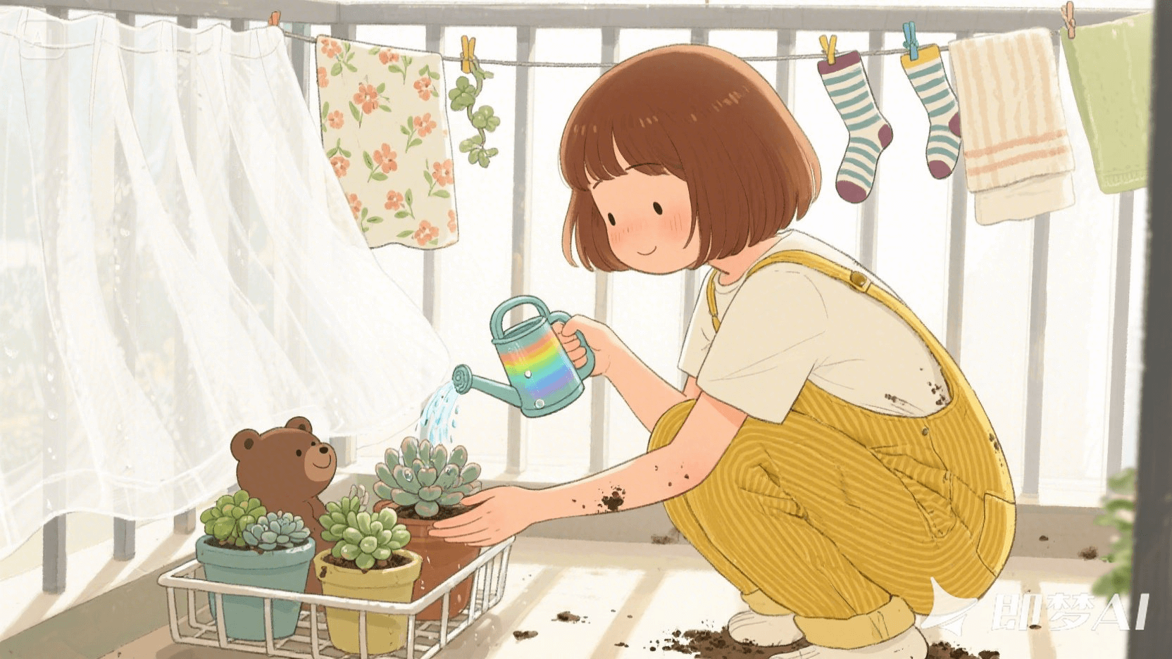 图片[7]-【2025.4.28】治愈系独居女孩小短片，即梦3.0测评-网创之家