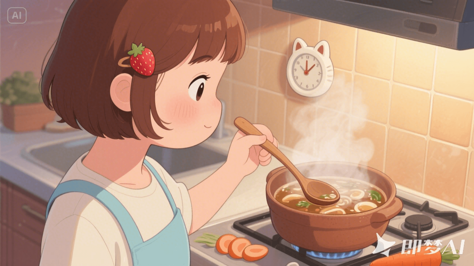 图片[5]-【2025.4.28】治愈系独居女孩小短片，即梦3.0测评-网创之家