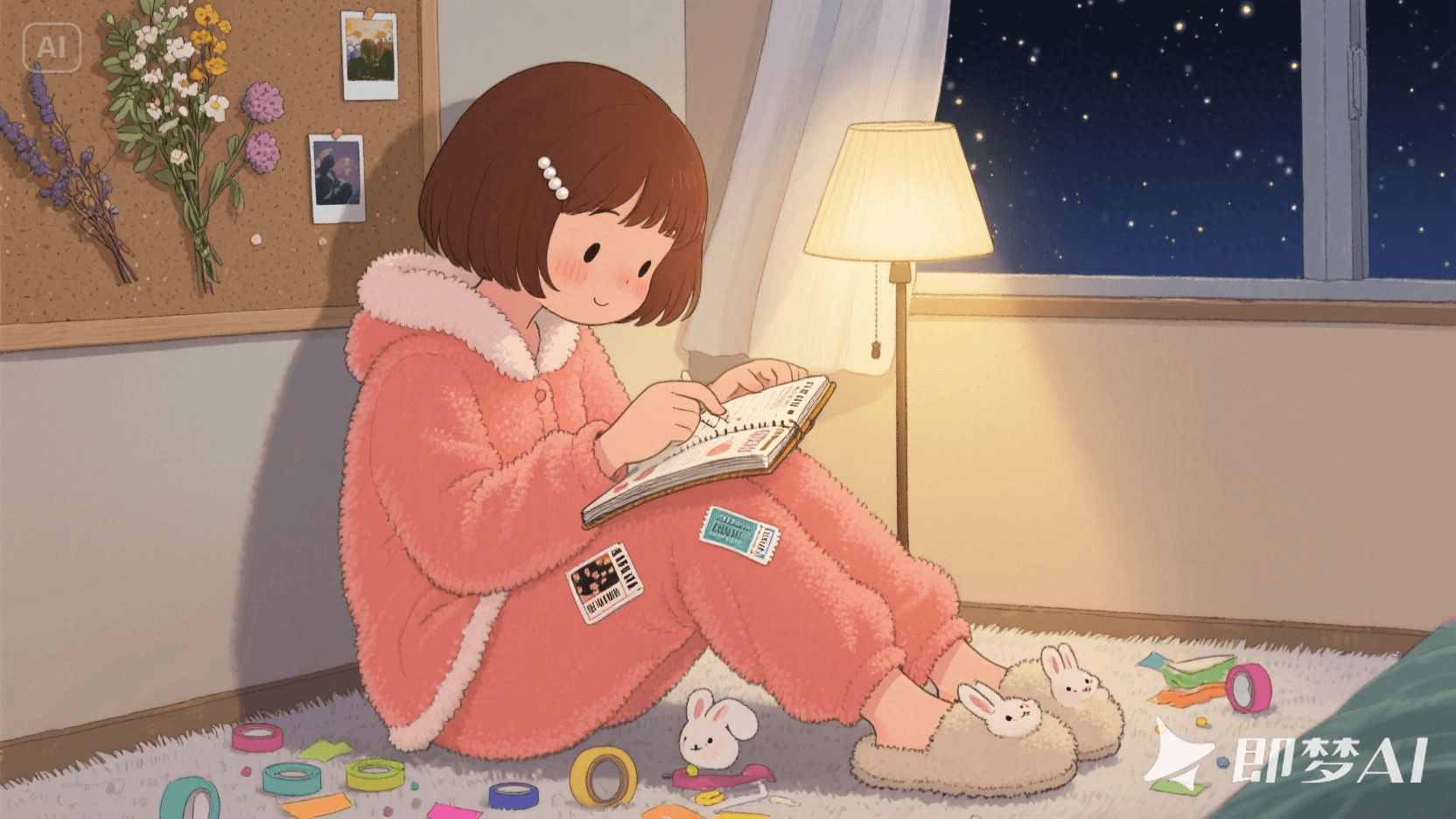 图片[4]-【2025.4.28】治愈系独居女孩小短片，即梦3.0测评-网创之家