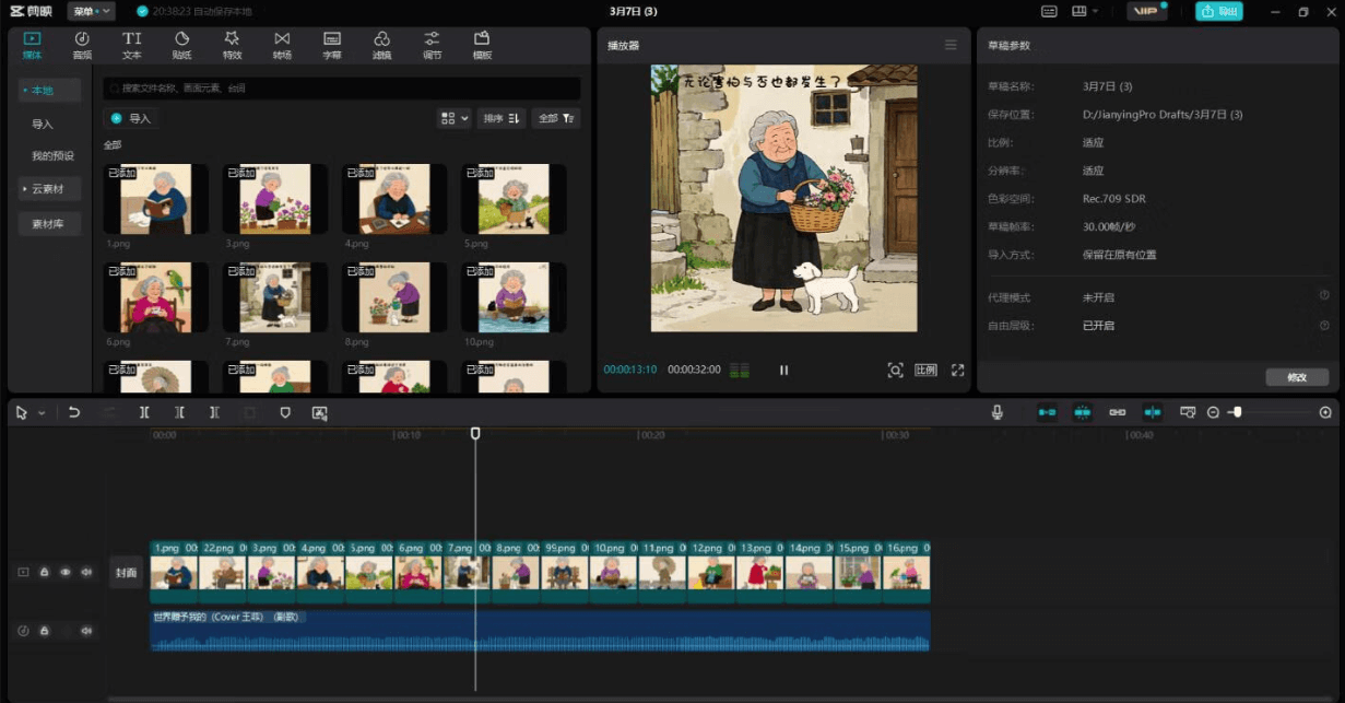 图片[7]-【2025.5.19】AI热门玩法拆解:老奶奶治愈文案视频-网创之家