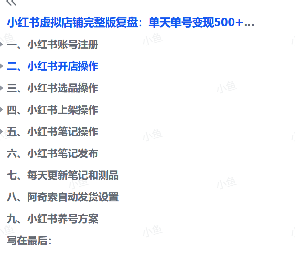 图片[7]-【2025.9.22】小红书虚拟店铺完整版复盘：单天单号变现500+，一条龙副业玩法分享给你-网创之家